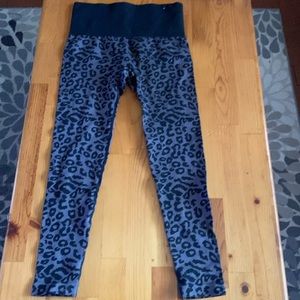 Leopard print tights